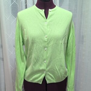 Lilly Pulitzer Lime Green Cardigan